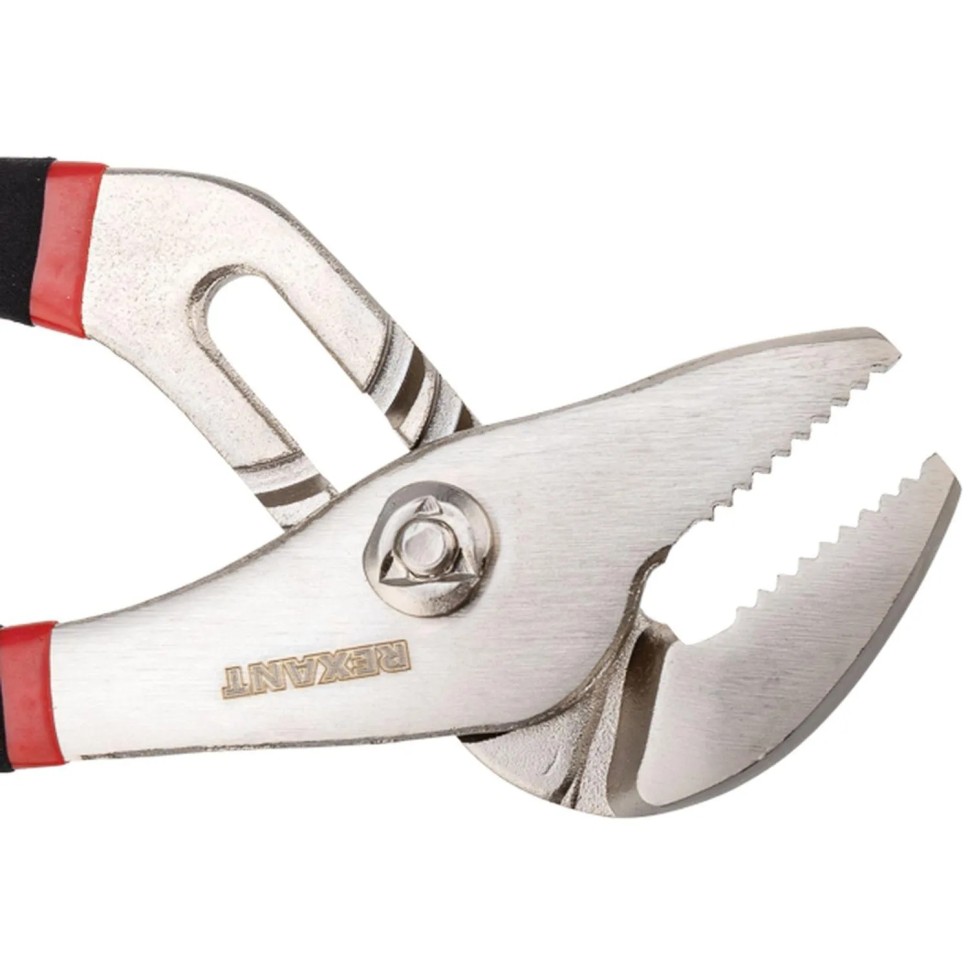 Клещи переставные 250мм никелированные, обливные рукоятки REXANT 12-4635