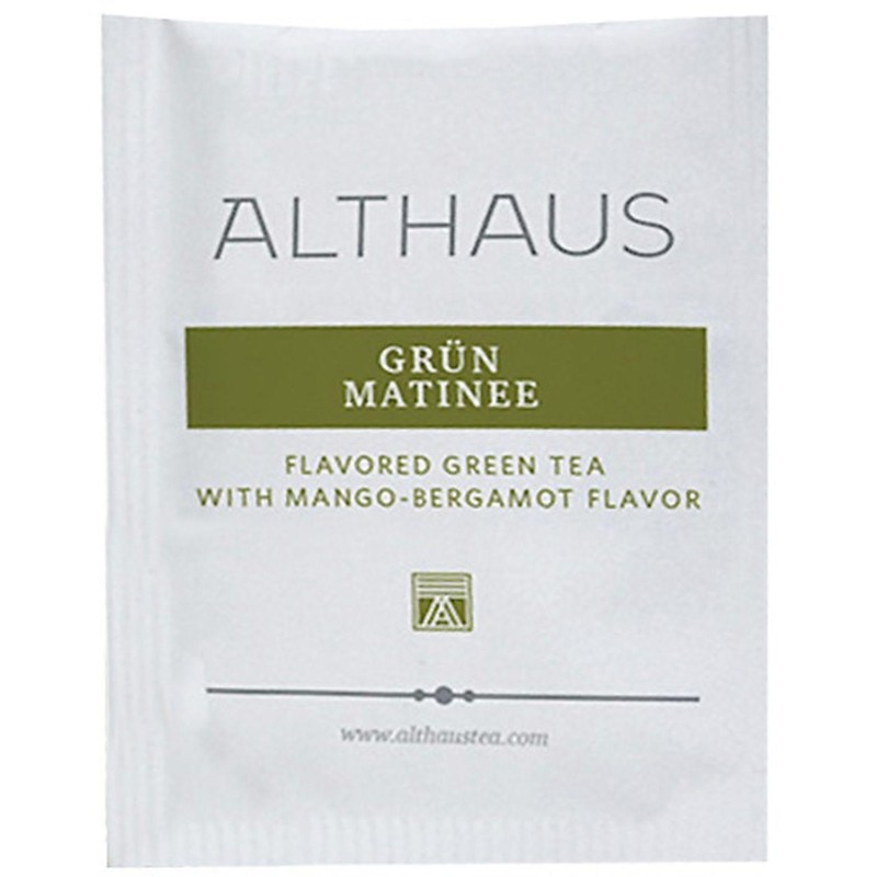 Чай Althaus Grun Matinee зеленый, 20пакx1,75г ЧА008