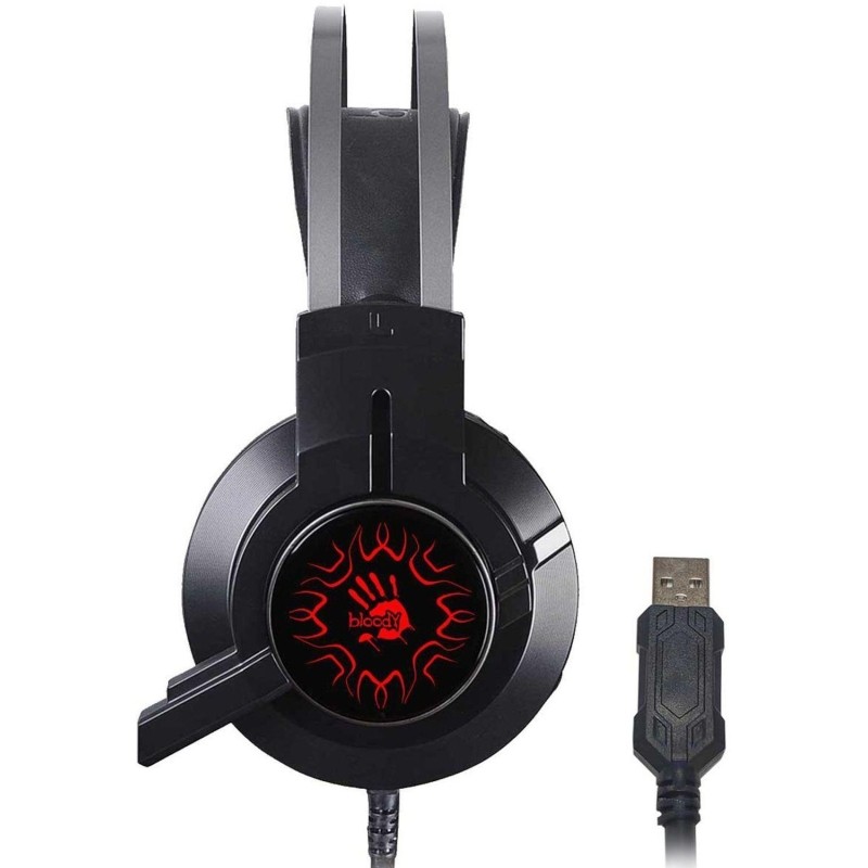 Гарнитура A4Tech Bloody (J437) черный 1.8м мониторные USB