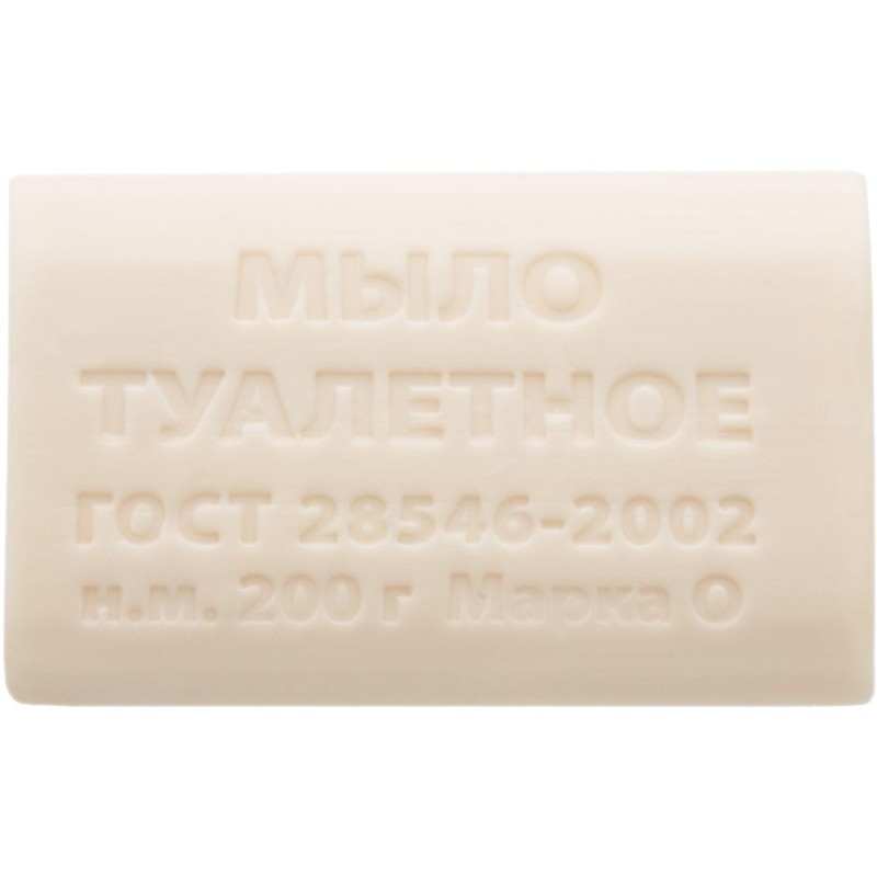 Мыло туалетное 200г без обертки КМЗ