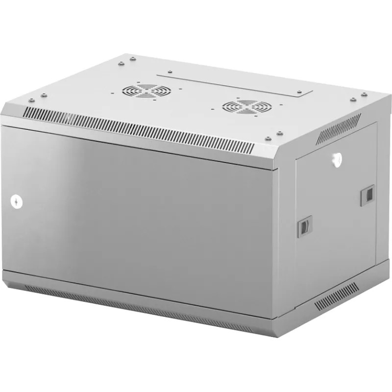 Шкаф настенный телеком. NEOMAX 6U (600х350) NCB-WM6U-6035MK3-100-GY