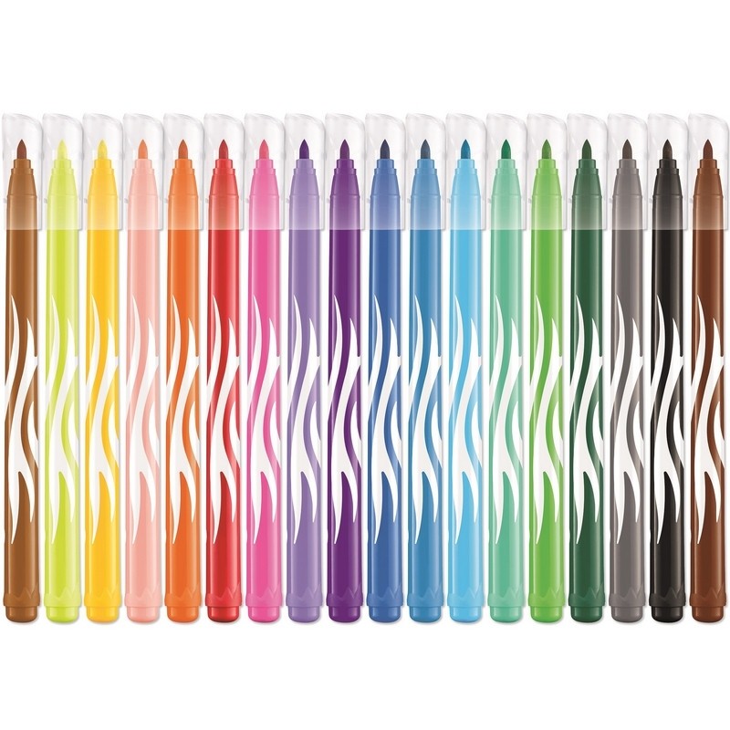 Фломастеры Maped COLOR&#039;PEPS JUNGLE 18 цв 845421 картон,845421