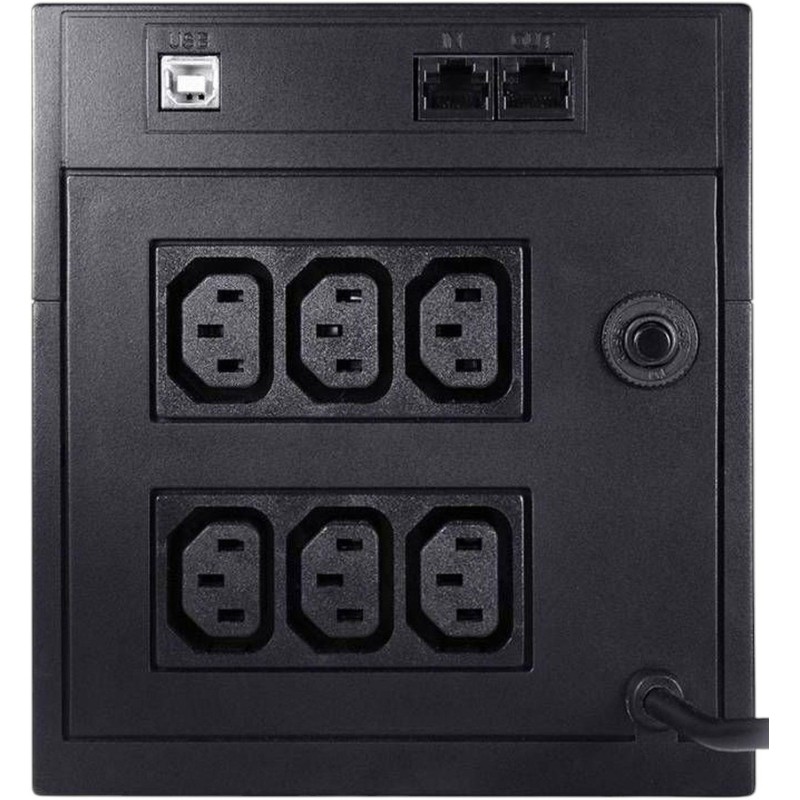 ИБП Powercom Raptor RPT-1500AP (6 IEC/900Вт/USB/RJ45)  Т