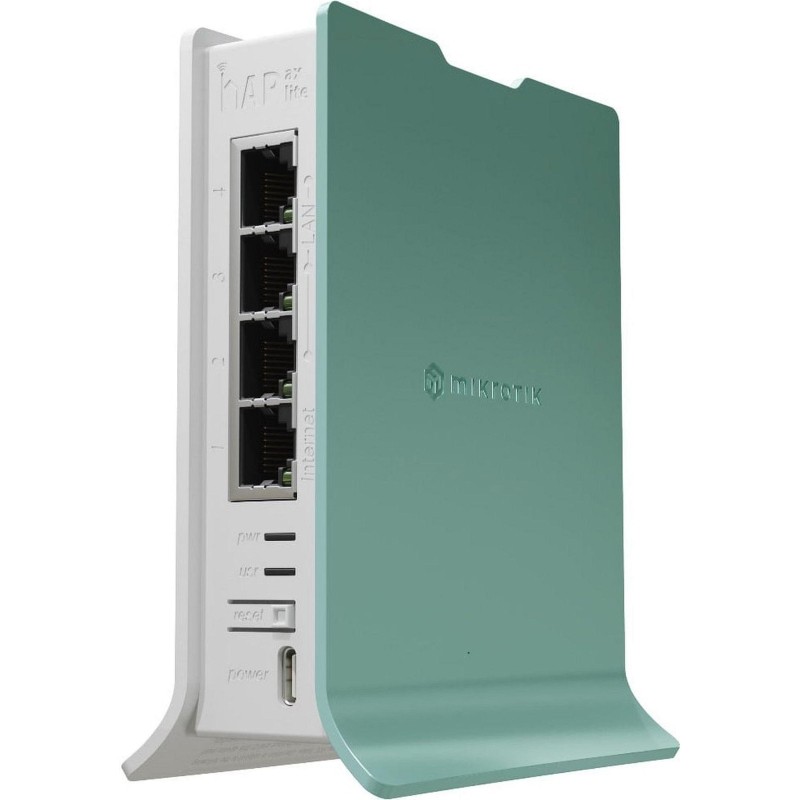 Маршрутизатор MikroTik hAP ax lite (L41G-2AXD) AX600 голубой