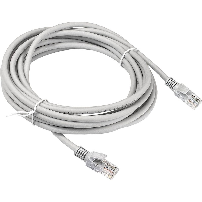 Патч-корд ExeGate UTP-RJ45-RJ45-5e-CU-5M-GY, cat.5e, 5м,серый &lt;EX282014RUS