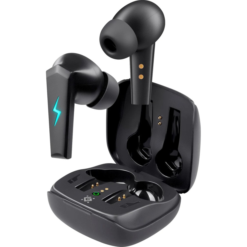 Наушники Defender CyberDots 280 черный, игровые, Bluetooth