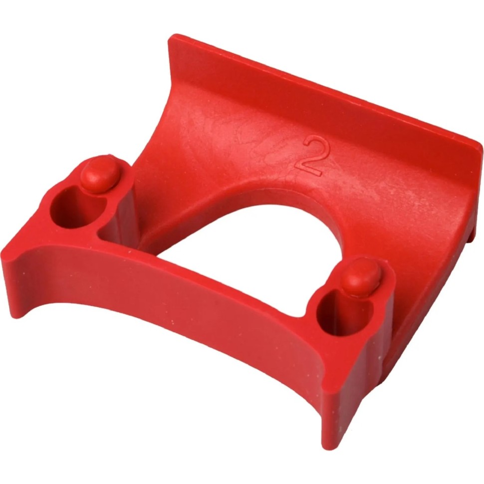 Зажим для инвентаря 28-38 мм,0,042 кг.,красный 15151-3, уп.20 шт