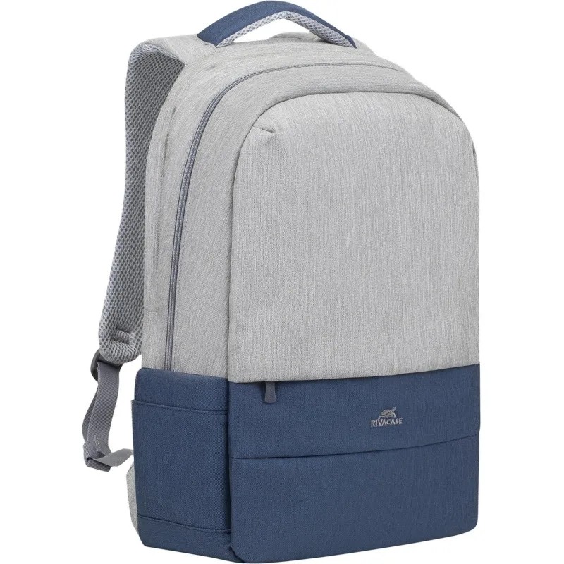 Рюкзак для ноутбука RIVACASE 7567 grey/dark blue 17.3/6