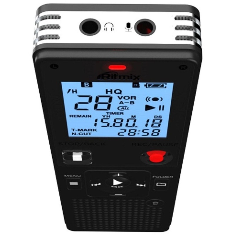 Диктофон цифровой Ritmix RR-820 16Gb Black