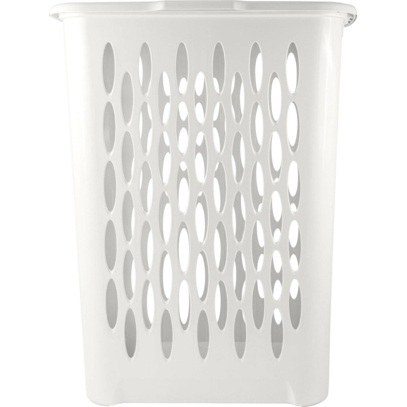 Корзина для белья Keeplex Light с крышкой 37л белое облако
