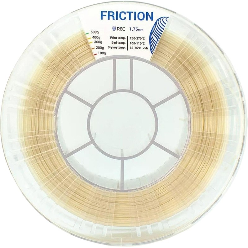 Катушка REC FRICTION пластик 1.75мм натуральный 500г