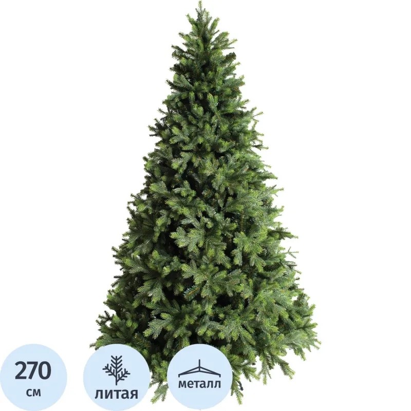 Елка новогодняя Green Trees Барокко Премиум напольная 2.7 м
