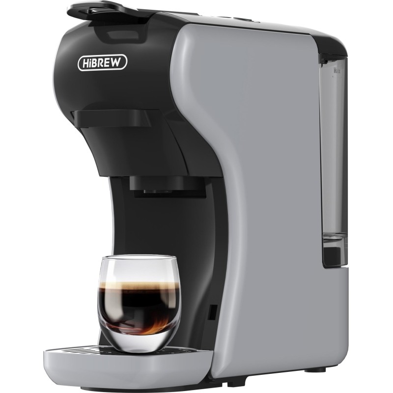 Кофемашина Hibrew H9A (ST-504) черный серый,капсульная