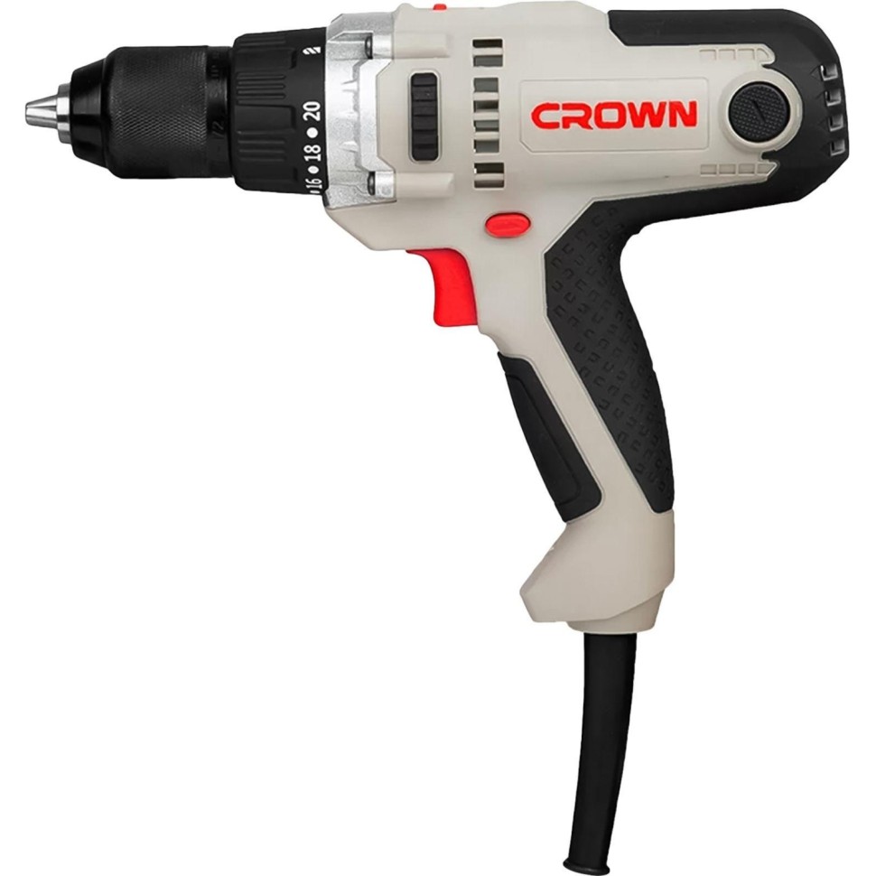 Дрель-шуруповерт сетевая CROWN CT10152