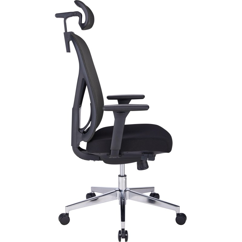 Кресло для руководителя Easy Chair 500 MC чёрное (сетка/ткань, металл)