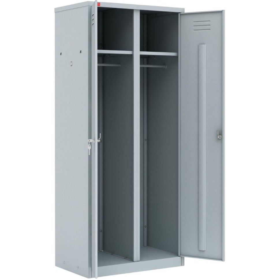 Шкаф для одежды металлический P_ШРМ-АК(800) 2 дв. 800х500х1860 Шкаф для одежды металлический P_ШРМ-АК(800) 2 дв. 800х500х1860