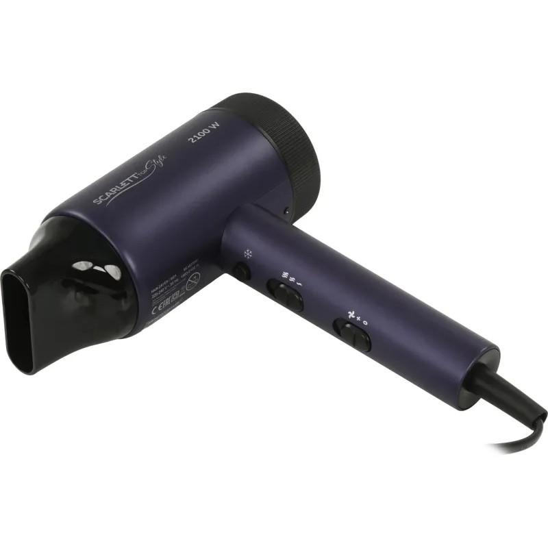Фен SCARLETT SC-HD70I61 DC 2100 Вт, ультрамарин