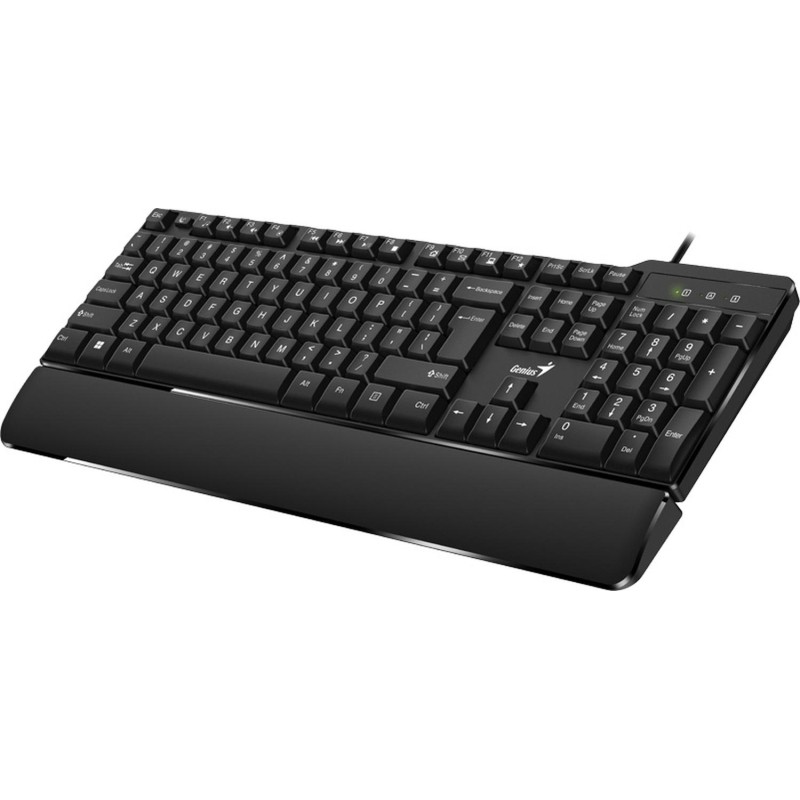 Клавиатура Genius KB-100XP, проводная мультимедийная, черный