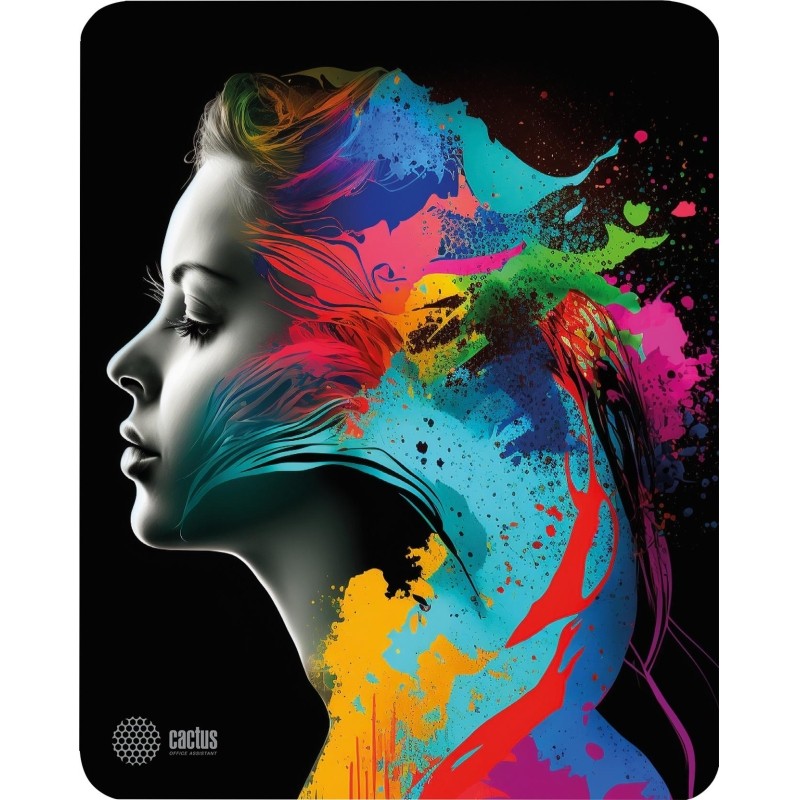 Коврик для мыши Cactus Color paint 300x250x3мм (CS-MP-D08M/CS-MPC-D08M)