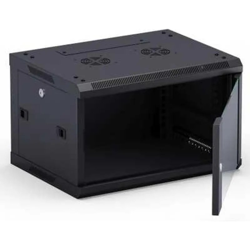 Шкаф настенный телеком. NEOMAX 6U (600х450) NCB-WM6U-6045GK3-100-BK