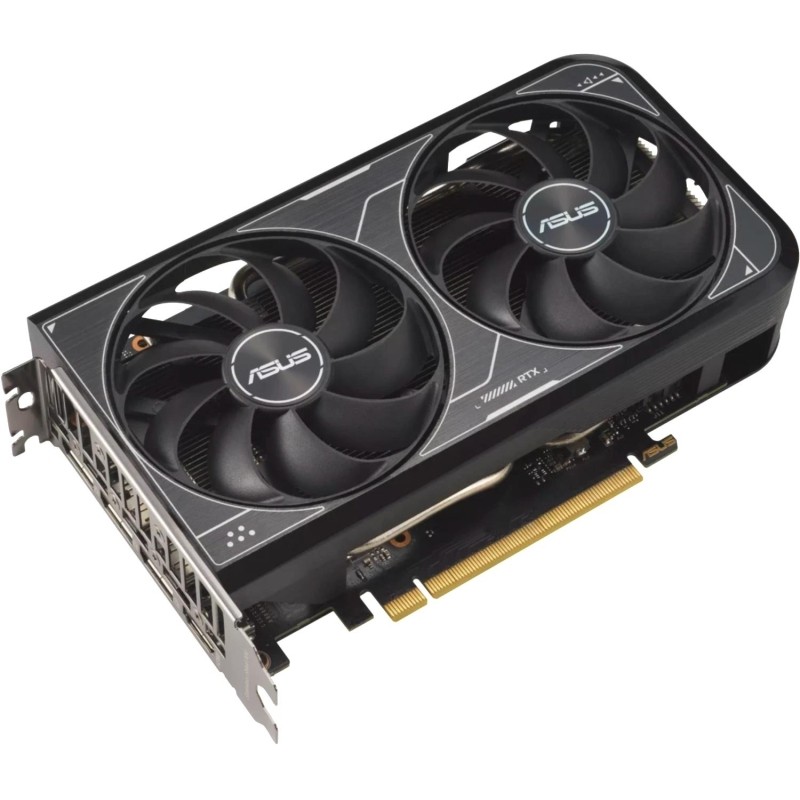 Видеокарта Asus RTX4060 8Gb 2505/17000/HDMIx1/DPx3(DUAL-RTX4060-O8G-V2)