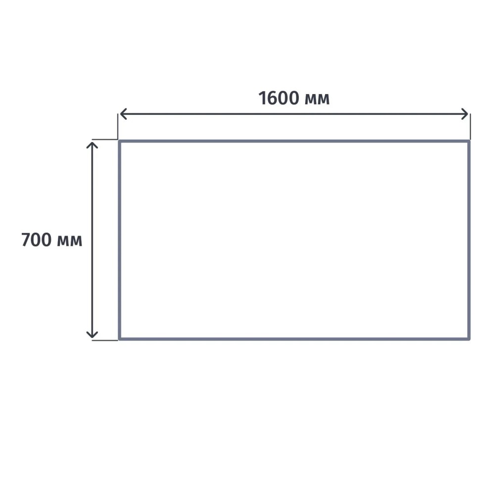 Стол Avance рабочий 6МК.004 1600х700х750 шамони светлый/алюминий матовый