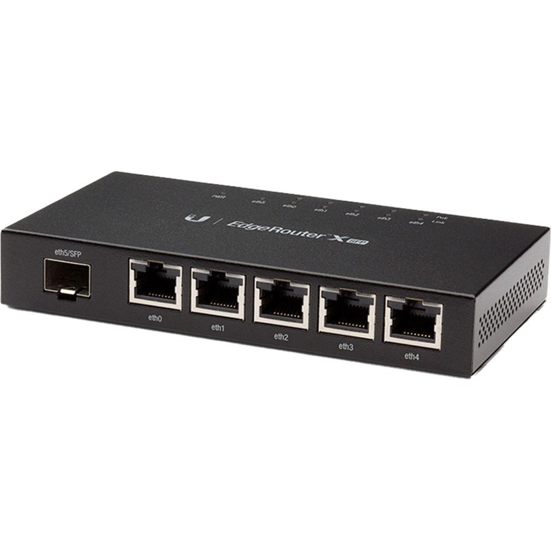Маршрутизатор Ubiquiti X SFP (ER-X-SFP) 2 ядра (880 МГц), 5x 1G RJ45, 1xSFP