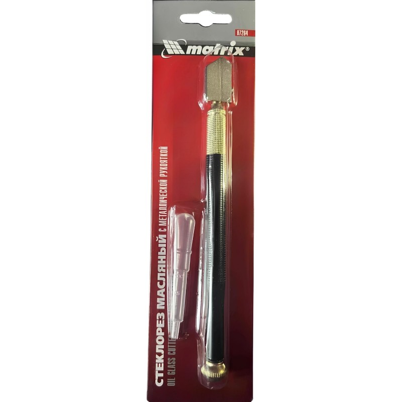 Стеклорез 1-роликовый масляный Matrix 87264