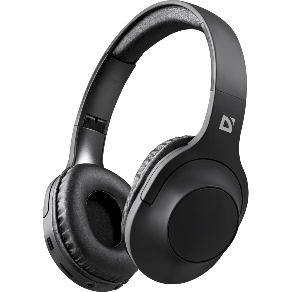 Наушники Defender FreeMotion B445 черный, микрофон, Bluetooth