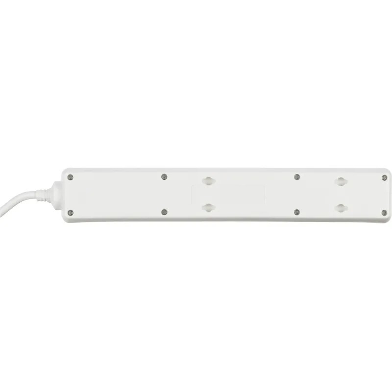 Сетевой фильтр BigTech CD6-1,8W15 (6р/1,8м/16А/3680 Вт 1,5мм белый)