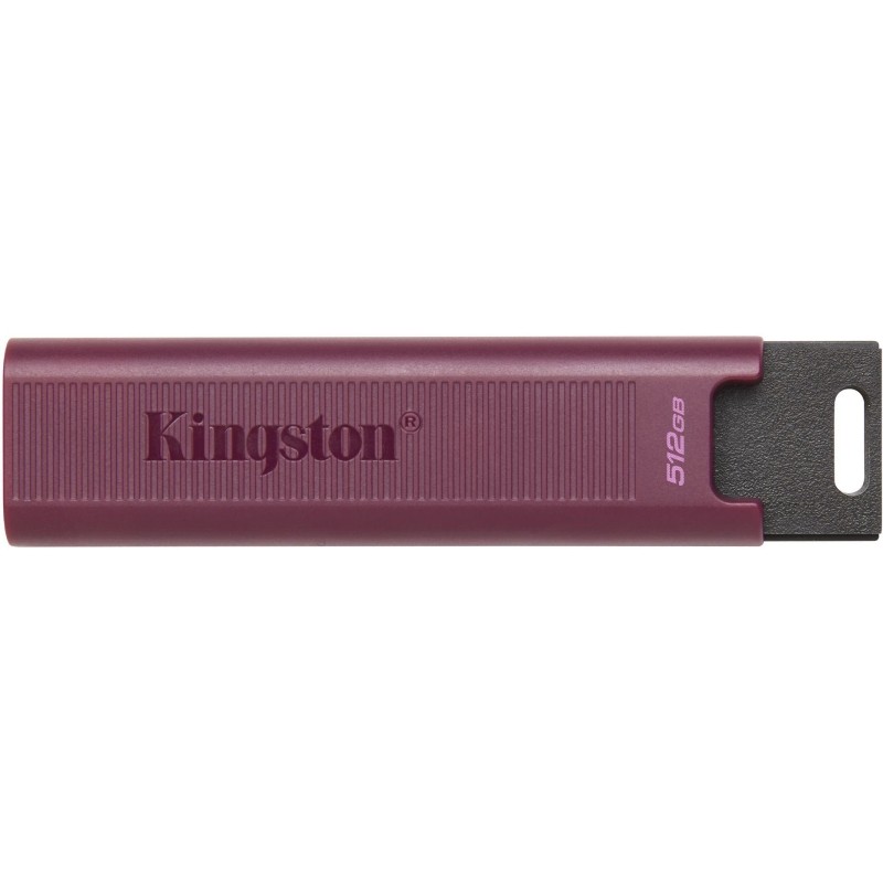 Флеш-память Kingston DataTraveler MaxA, 512 ГБ USB3.2 Gen 2 Type-A/бордовый
