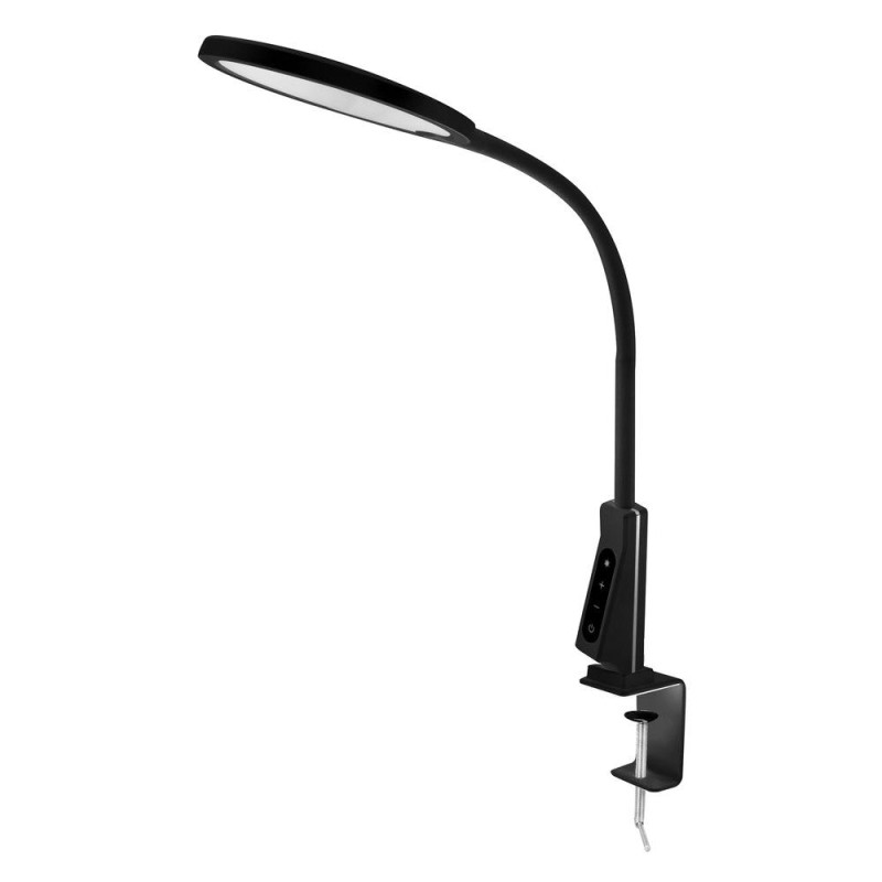 Светильник Camelion KD-837  C02, черный, LED, 7W, 230В, сенс.рег.,USB 13885