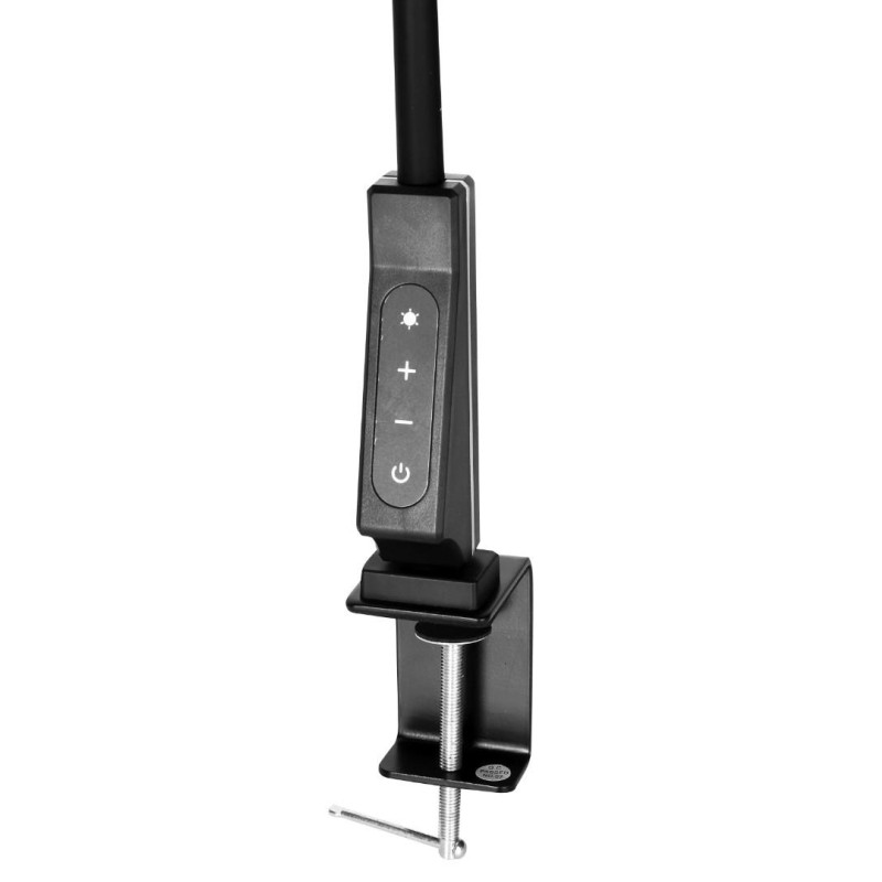 Светильник Camelion KD-837  C02, черный, LED, 7W, 230В, сенс.рег.,USB 13885