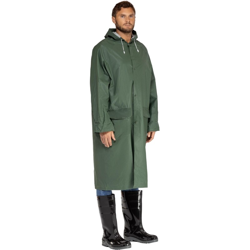 Плащ влагозащитный ПВХ (МA305) зеленый M (48-50) (арт. MA305VETM2)