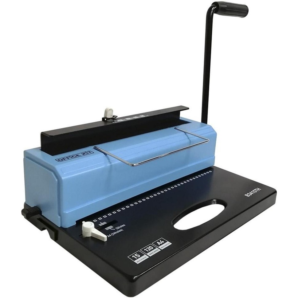 Брошюровщик Office Kit B3415TH А4, 15л./120л., метал. пружина