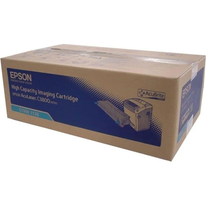 Тонер-картридж Epson S051126 C13S051126 голубой для C3800