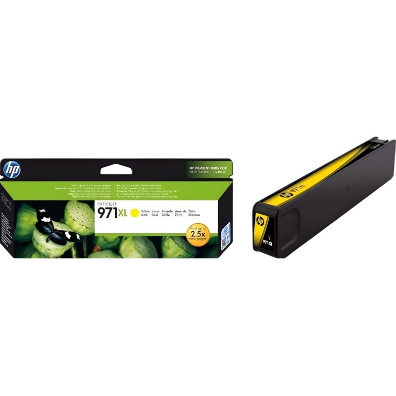 Картридж струйный HP 971XL CN628AE жел. пов.емк. для OJ Pro X576dw