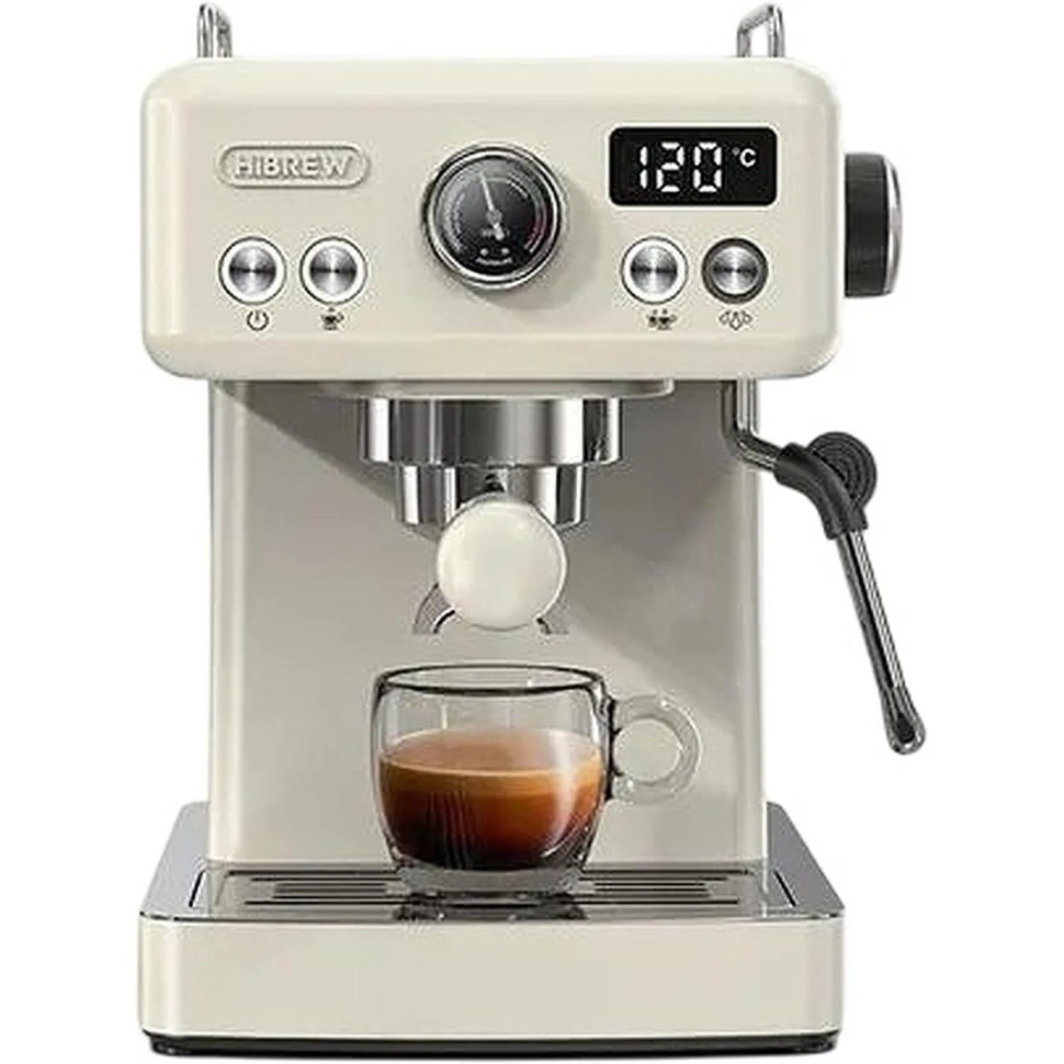 Кофемашина Hibrew H10A бежевый,капсульная