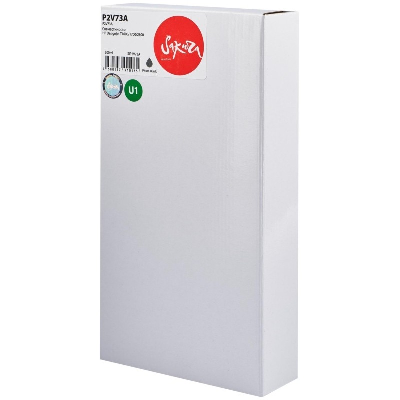 Картридж струйный Sakura P2V73A (№730 PBk) фот.чер. для HP DesignJet T1700