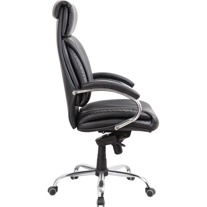 Кресло BN_SH_EChair-516 TPU кожзам черный, хром