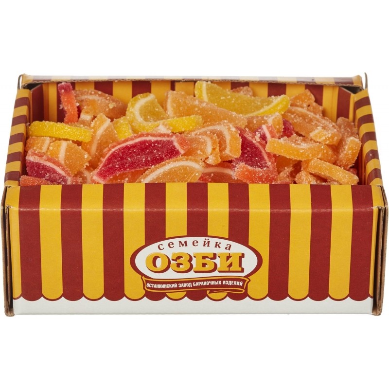 Мармелад Семейка ОЗБИ дольки,ассорти, 650г