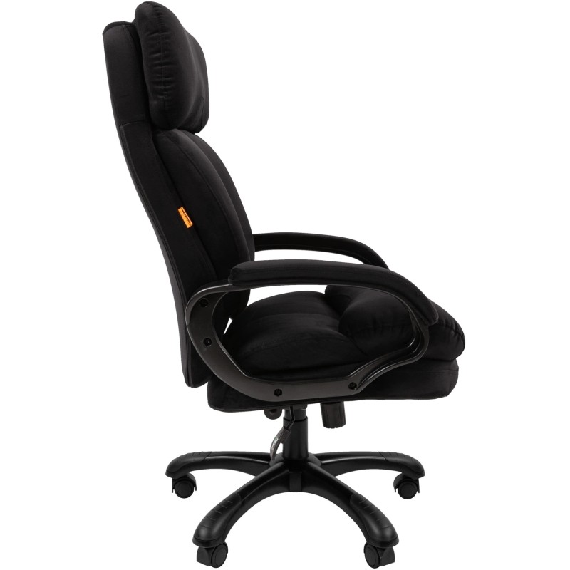 Кресло VT_Chairman Home 505 ткань Т-84 черный (черный пластик)