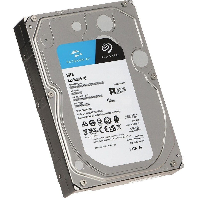 Жесткий диск Seagate SkyHawk 10TB, SATA, 7200rpm, 256MB(ST10000VE001)