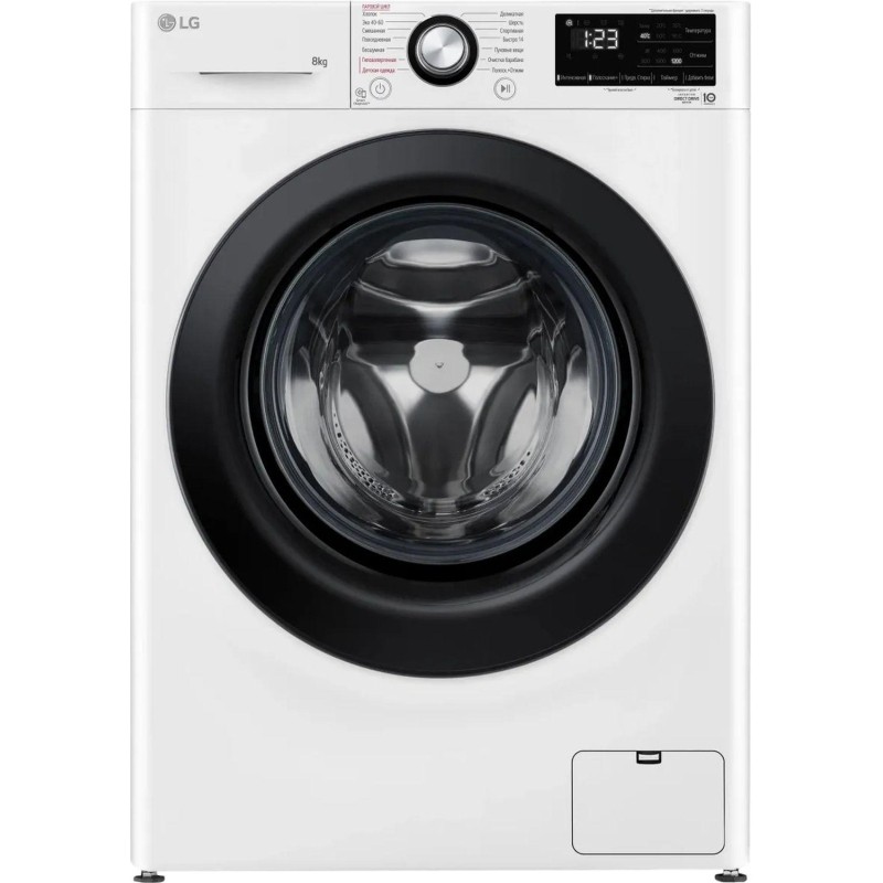 Стиральная машина LG F2V3PS6W кл.:A фронт. макс.:8кг белый инвертер