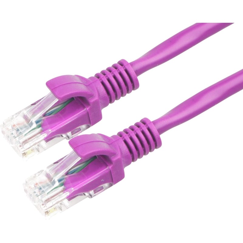 Патч-корд UTP Cablexpert PP12-5M/V кат.5e, 5м, фиолетовый