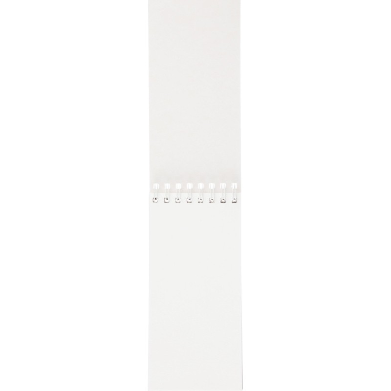 Скетчбук S&amp;A 105х220 50л БЕЛАЯ ФАКТУРНАЯ 200г н/гребне д/аквар. 1-50-555/03