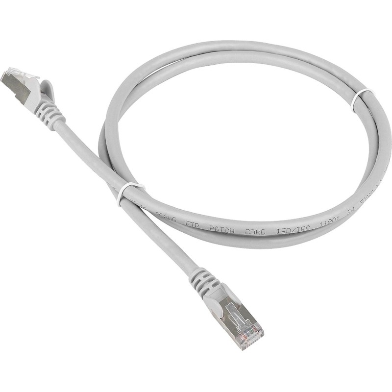 Патч-корд TWT TWT-45-45-3.0/S-GY FTP кат.5e, 3.0 м, серый