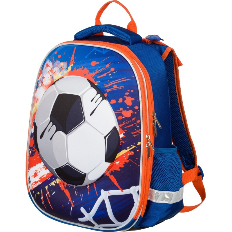 Ранец 3D football, 2 отд., эргоном. Спинка