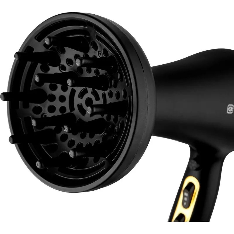 Фен BRAYER 3010BR,2200Вт,АСмотор,2cкор,3 темп,узкий конц., диффуз, гребень