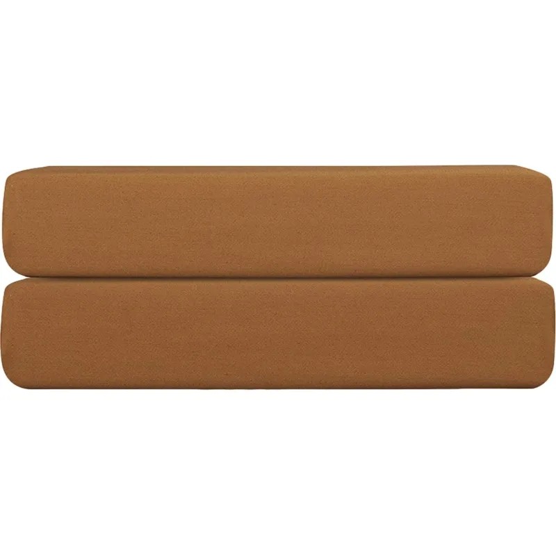 Простыня 180х200х30 на резинке из сатина, caramel,TK24-FS0036